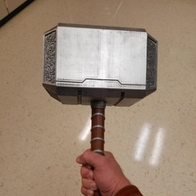 mjolnir Thors Hammer Requisiten Cosplay Wunder Rächer thor Donners 3d print model - Mito3D