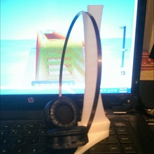headphone stand gadgets & electronics storage 3d print model - Mito3D