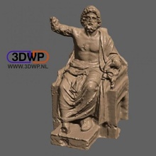 Zeus Varredura homem corpo 3d print model - Mito3D