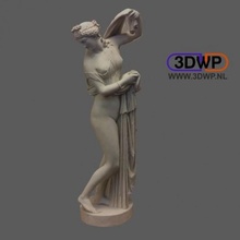 Venüs Kalippigo taramak tanrıça Kadın vücut 3d print model - Mito3D