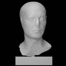 head isispriester scan halfbody 3d print model - Mito3D