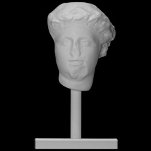male portrait head scan man 3d print model - Mito3D