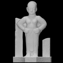 Stehen Frau Scan Statue 3d print model - Mito3D