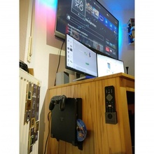 Mauer montieren Playstation 4 ps4 schlank Gadgets Elektronik Sony 3d print model - Mito3D