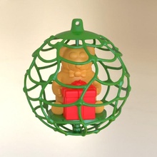 Osito esfera jardim arte Urso fofa decoração decorativo Projeto árvore pelúcia desafio vectário feito feriados Natal feriado gifth 3d print model - Mito3D