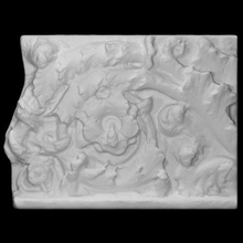 frieze panel cut-out vine scan fragment 3d print model - Mito3D