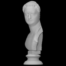 domitien analyse buste homme portrait 3d print model - Mito3D