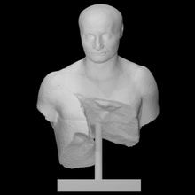 isispriester scan bust man portrait 3d print model - Mito3D