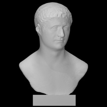 sconosciuto romano scansione fallimento uomo ritratto 3d print model - Mito3D