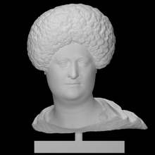 inconnue romain analyse buste portrait 3d print model - Mito3D