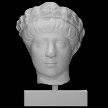 boy lorb scan head portrait halfbody 3d print model - Mito3D