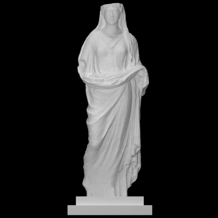 estatua mujer escanear cuerpo completo 3D print model - Mito3D