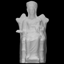 béotien terre cuite statuette Artémis analyse déesse femme corps 3d print model - Mito3D