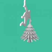homem Aranha Natal árvore tinkercad 3d print model - Mito3D