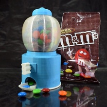 mini candy machine v2 & garden dispenser food gift small toy miniature jar m&m 3d print model - Mito3D