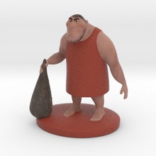 caveman cartoon character fan art film funny movie ice age tale thecaveman 3d print model - Mito3D