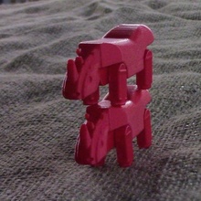 rhinocéros mobile jambes jouets Jeux animal articulé 3d print model - Mito3D