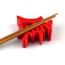chinesische Jahres chopstick rest Gesundheit Garten Chinesisch symbol Tabelle Ziege chinesenewyear newyear Kalligraphie symbolische tablepiece 3d print model - Mito3D