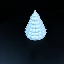 Navidad retorcido árbol jardín vectario concurso navidad minifactoría 3d print model - Mito3D