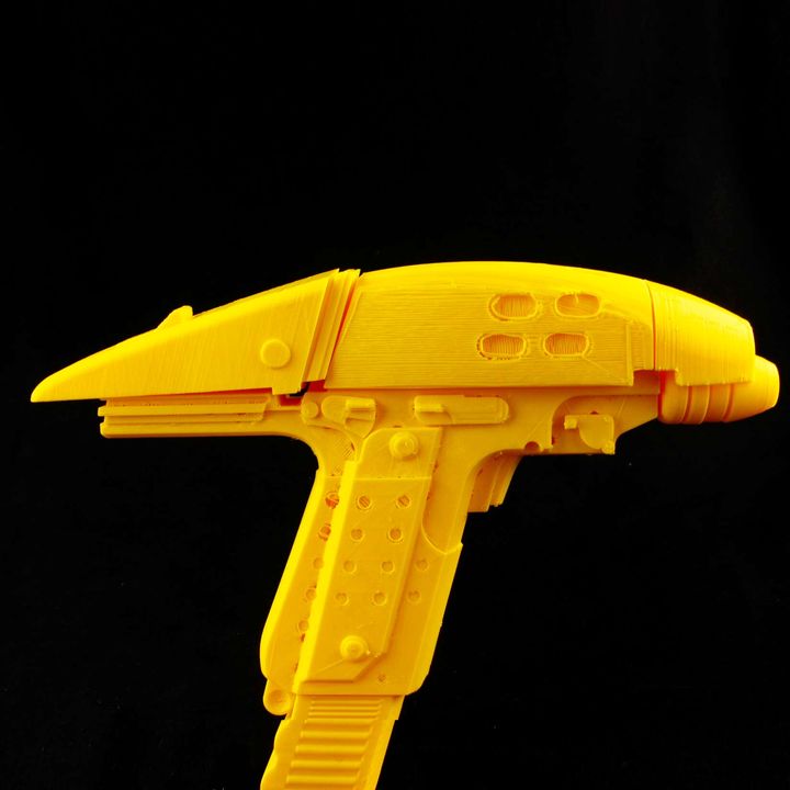star trek asalto phaser props cosplay energía arma fuego película spock estrella láser klingon 3D print model - Mito3D