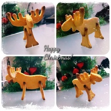 Rudolph kurabiye kesici Bahçe Noel 3 boyutlu yarışma tinkercad tinker 3d print model - Mito3D