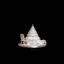 Navidad árbol jardín tinkercad myminifactory tinkerchristmas engranaje 3dwox sindoh 3d print model - Mito3D