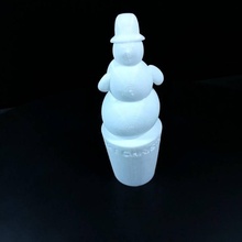 snowman wine cork & garden tinkercad tinkercadchristmas tinkerchristmas 3d print model - Mito3D