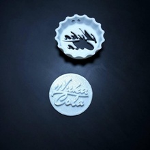 fallout bottle cap keychain fashion & accessories 3d print model - Mito3D