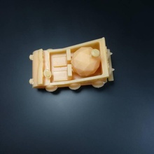 santa's jet slay & garden tinkercad tinkercadchristmas 3d print model - Mito3D