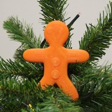 gingerbread man template & garden 3d print model - Mito3D