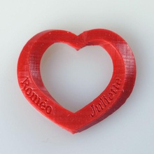 unendlich Liebe Schmuck Harz Wettbewerb b9 valentines 3d print model - Mito3D