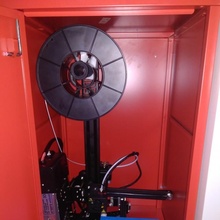 ender 2 spool holder build 3d printer filament spool holder spool holder creality ender 2 ender-2 3d print model - Mito3D