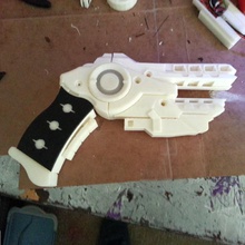 enders juego pistola props cosplay arma fuego flash 3d print model - Mito3D