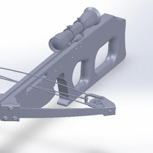 crossbow 3d print model - Mito3D
