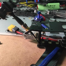 45 degree angle pigtail mount gadgets & electronics fpv drones quads vtx kwads 45deg 3d print model - Mito3D