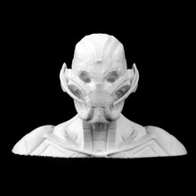 ultron büstü sanat hayranı karakterler marvel metal robot oyuncaklar zbrush avengers çizgi roman film 3dprinting ıronman 3dstudiomax 3d print model - Mito3D