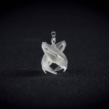 boucle d'oreille pendentif twist bijoux résine concurrence b9 valentines day 3d print model - Mito3D