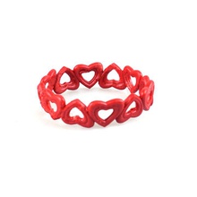 coeurs bracelet bijoux résine concurrence b9 valentines day 3d print model - Mito3D