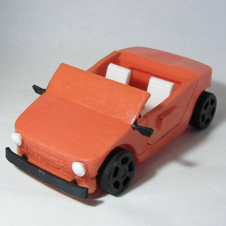 mini carro brinquedos jogos 3D print model - Mito3D