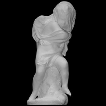 segredo amar Varredura retrato estátua asas criança cupido corpo 3d print model - Mito3D