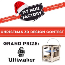 christmas design contest 3d print model - Mito3D