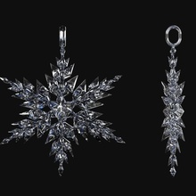 cristallo fiocco neve giardino tinkercad tinkercristmas 3d print model - Mito3D