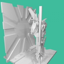 santa robot tinkercad 3d print model - Mito3D
