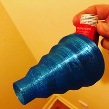 flexible inhaler spacer case & garden asthma 3d print model - Mito3D