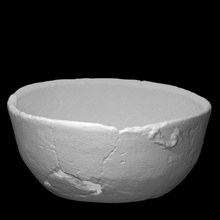 bowl scan object 3d print model - Mito3D
