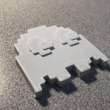 Pacman Geist Ventilator Kunst 3d print model - Mito3D