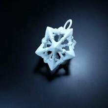 stella icosaedro 1 giardino tinkercad tinkerchristmas 3d print model - Mito3D