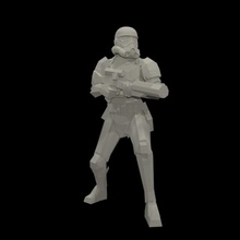 Fırtına asker hayran Sanat 3d print model - Mito3D