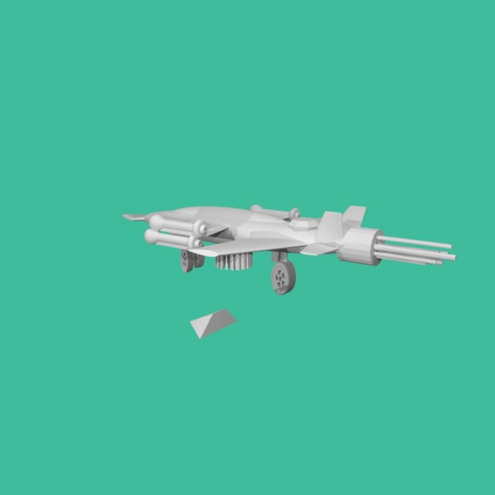 aeroplano tinkercad 3D print model - Mito3D