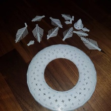 tinkercad christmas - wreath & garden myminifactory tinkerchristmas gearbest 3dwox sindoh 3d print model - Mito3D